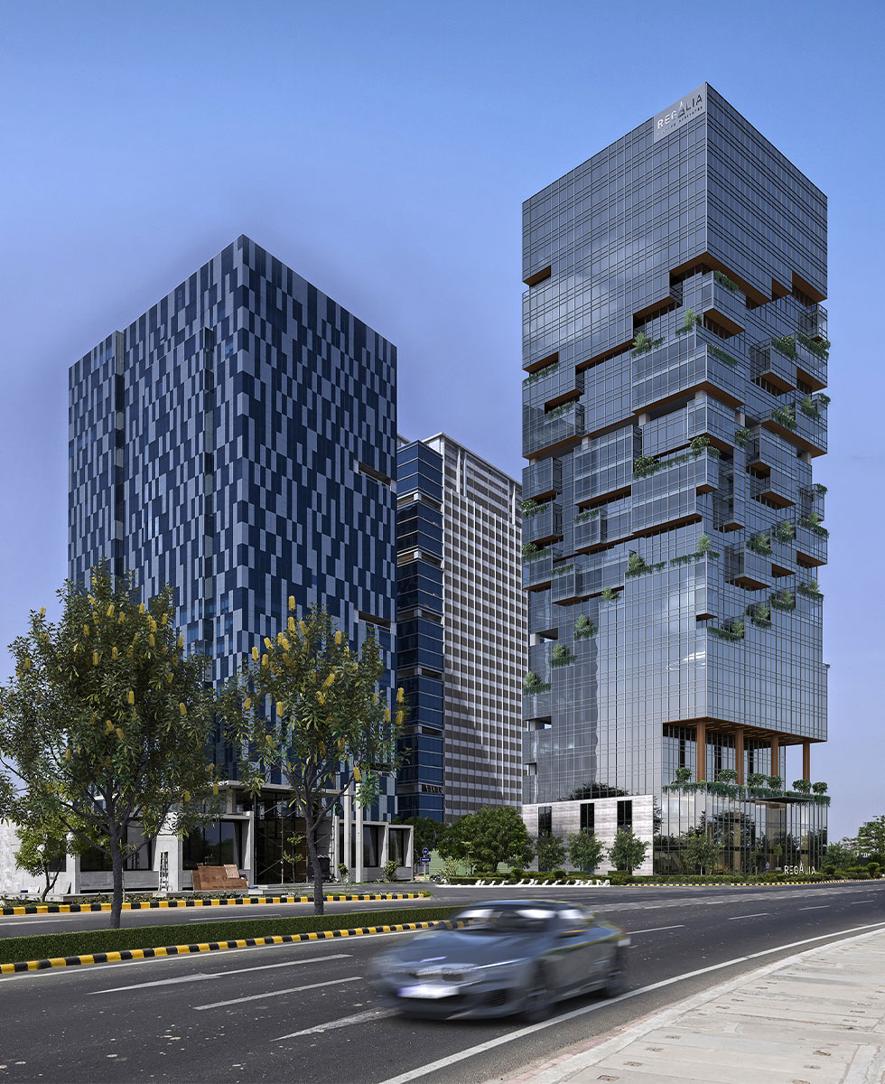 GANDHINAGAR, GUJARAT/INDIA - FEBRUARY 29, 2020: High-rise Buildings at G.I.F.T.  City. Editorial Stock Photo - Image of company, finance: 174713333